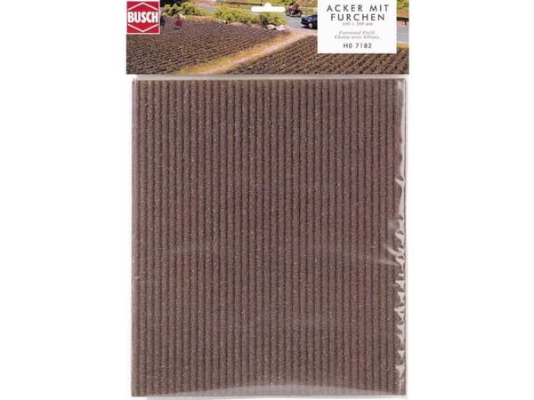Busch 7182 Terrænmåtter Åker med fåror (L x B) 280 mm x 480 mm
