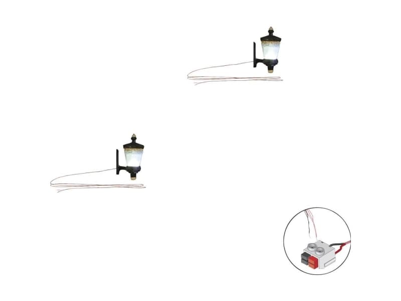 Woodland Scenics N Indgangslys enkel Færdig model 2 stk