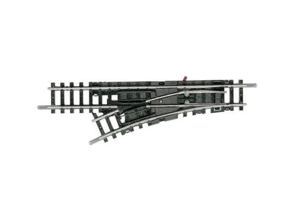 T14951 N Minitrix skinne Spor, Venstre 24 ° 194.6 mm
