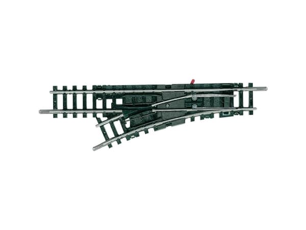 T14951 N Minitrix skinne Spor, Venstre 24 ° 194.6 mm