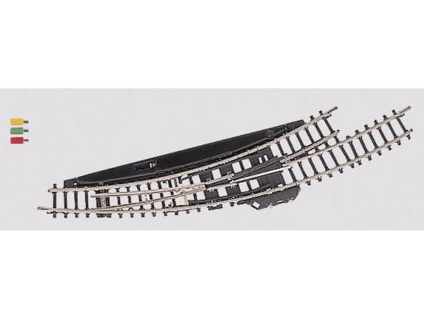 Märklin Electric Left Curved Turnout, 15 År, Svart, Gul