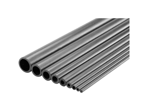 Hiili Rør (Ø x L) 6 mm x 1000 mm Sisähalkaisija: 4 mm 1 stk