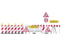 Miniatyrbilde 2 av 3: Busch 5937 H0 H0 7 Installation site warning station pole with flash switching