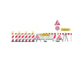 Miniatyrbilde 1 av 3: Busch 5937 H0 H0 7 Installation site warning station pole with flash switching