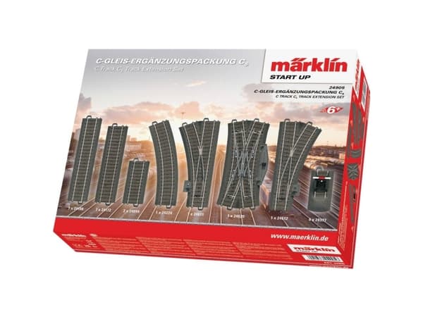 H0 Märklin C (incl. track bed) 24905 Expansion set C5