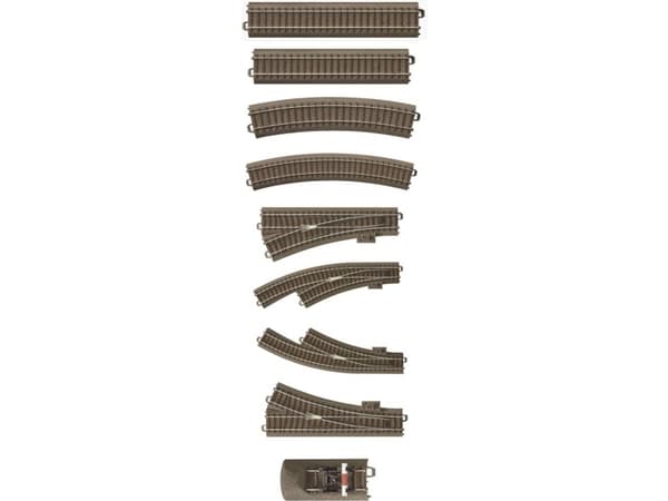 H0 Trix C-spår T62900 Förlängningssats 1 Set