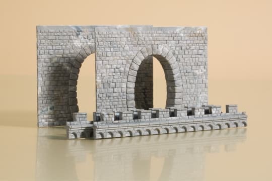 Auhagen 41586, HO (1:87), Grå Grå