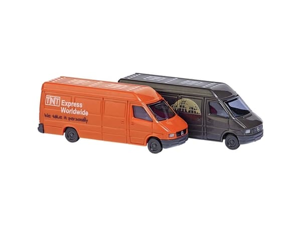 Busch 8338 N Lastbilar modell Mercedes Benz Sprinter skåpbilar