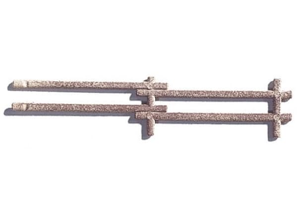 NOCH Field Fence, Landskap, NOCH, 18 styck, Brun, 7 mm, 58 cm