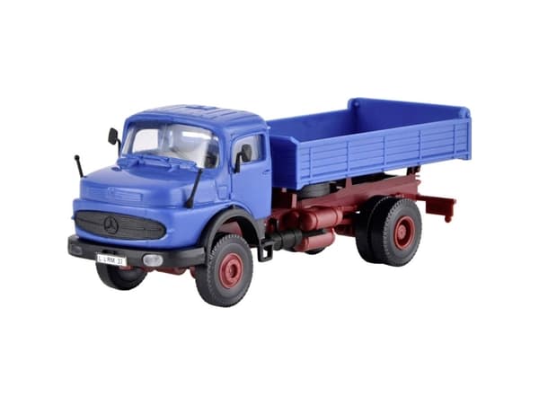 Kibri 14129 H0 Lastbiler model Mercedes Benz Rundvogn LAK 1620 tippelad