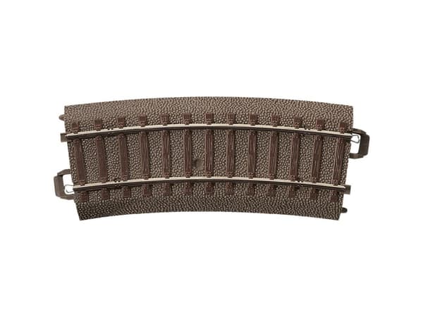 H0 Trix C-spår 62115 Böjt spår 6 st Brun