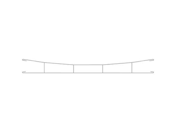 Viessmann 4143 H0 ajojohto Universal 360 mm 3 kpl 3 kpl