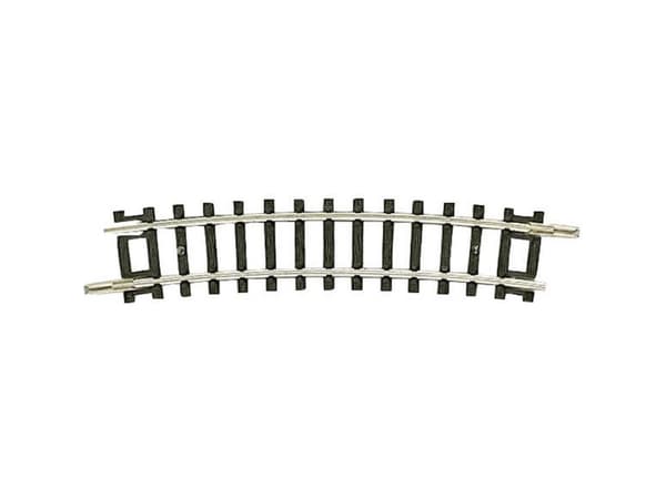 22235 N Fleischmann-skena (utan ballast) Böjt spår 15° 261,8 mm 12 st