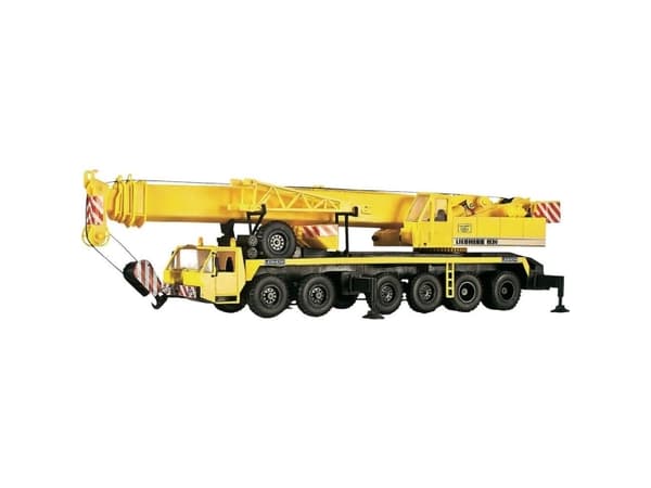 Kibri 13012 H0 Byggekøretøj model Liebherr Teleskopkran 1120 med gitterspids