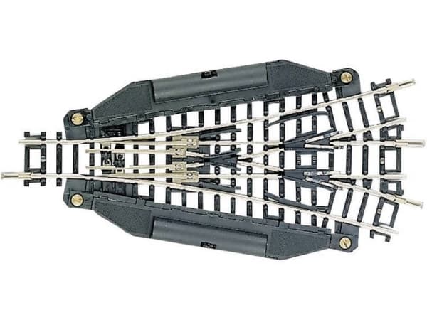 22247 N Fleischmann-skena (utan ballast) Trevägsspårväxlare, elektrisk 112,6 mm 15° 362,6 mm 1 st