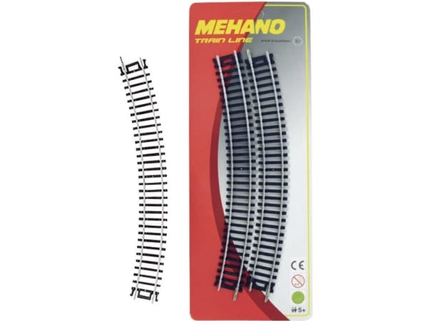 Mehano 30849 H0 Sæt med 4 stk. buede spor