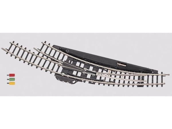 Märklin Electric Right Curved Turnout, 15 År, Svart, Gul