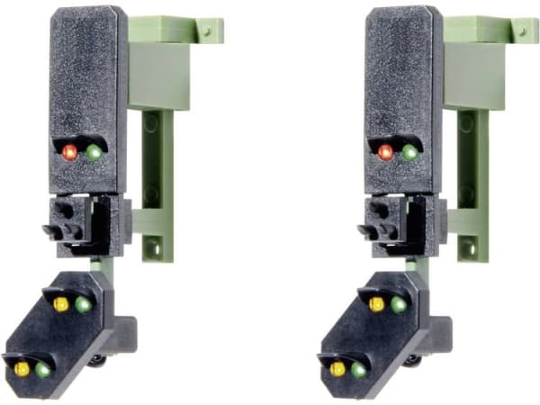 Viessmann Modelltechnik 4752 H0 Lyssignal Med advarselssignal Bloksignalhoved Færdig model DB