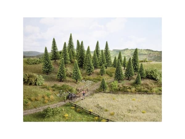 NOCH Model Spruce Trees, Brun, Grønn