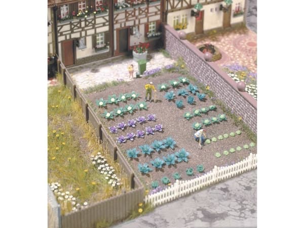 Busch 1213 H0 kål och sallad Färdig modell