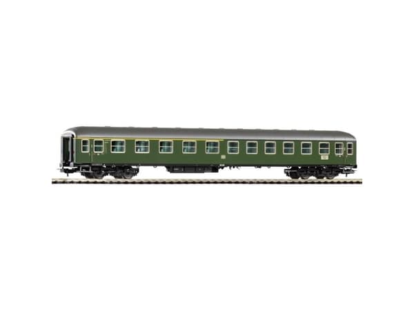 PIKO UIC-X Coach 1./2. Cl. ABm223 DB III Green, Modelljärnväg, HO (1:87), Alla, 14 År, Svart, Grön, Grå, Ej för barn under 36 månader