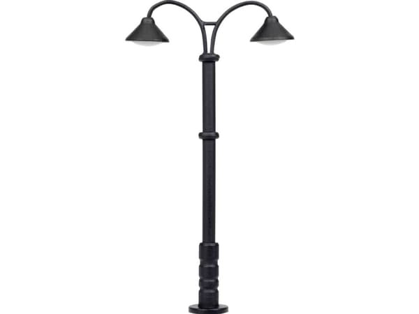 Viessmann Modelltechnik N Perronlygte dubbel Færdig model 6409 1 stk