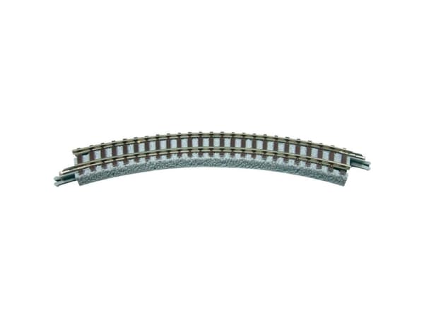 7297005 Z Rokuhan spor (med ballast) Bøjet spor 45 ° 145 mm 4 stk