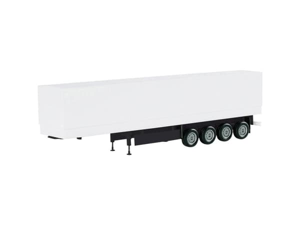 Herpa 075992-002 H0 Anhænger model Semi-trailer med presenning (uden påtryk)