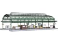 Miniatyrbilde 3 av 4: Plattformhall Bonn H0 Kibri 39565