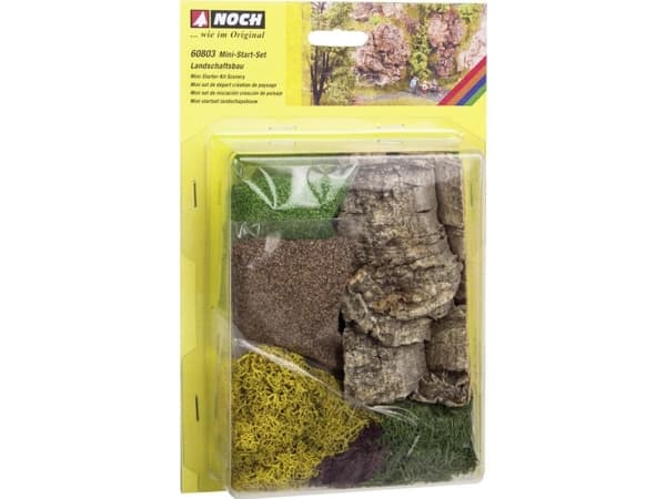 NOCH Scenery Starter Kit, Ruskea, Vihreä, Punainen, Keltainen