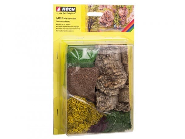 NOCH Scenery Starter Kit, Ruskea, Vihreä, Punainen, Keltainen