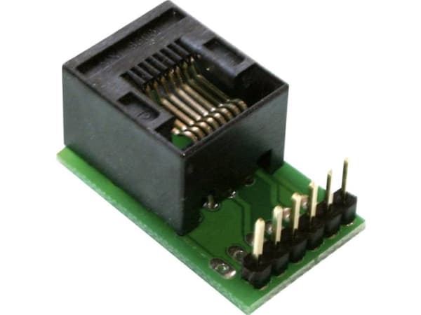 TAMS Elektronik S88-A-SL 44-09200-01-C Adapterstik S 88 6-polet Færdigkomponent