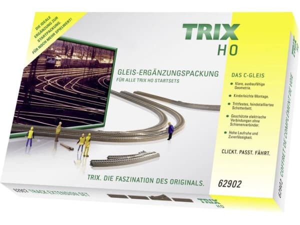H0 Trix C-spår T62902 Förlängningssats 1 st