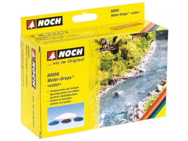 NOCH Water Drops® “color”, 14 År, Blå, Brun, Grön, Transparent Blå, Brun, Grön, Transparent