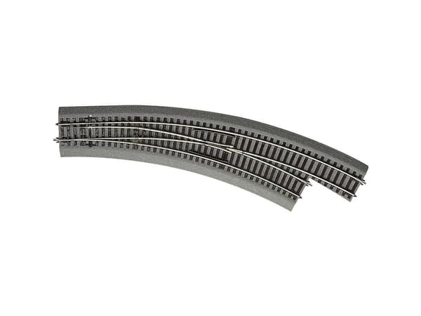 H0 RocoLine (med ballast) 42571 Böjd spårväxel, höger 1 st