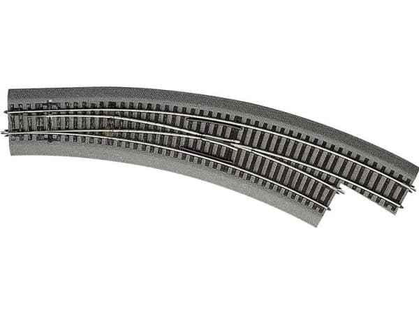 H0 RocoLine (med ballast) 42571 Böjd spårväxel, höger 1 st