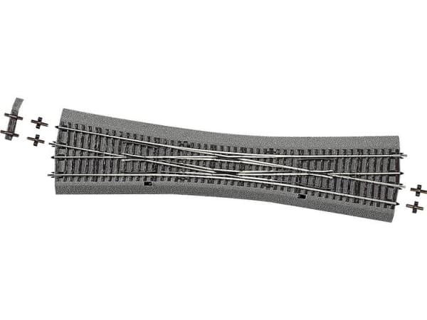 H0 RocoLine (med förkopplingsdon) 42549 Övergångsställare, dubbel 345 mm 1 st