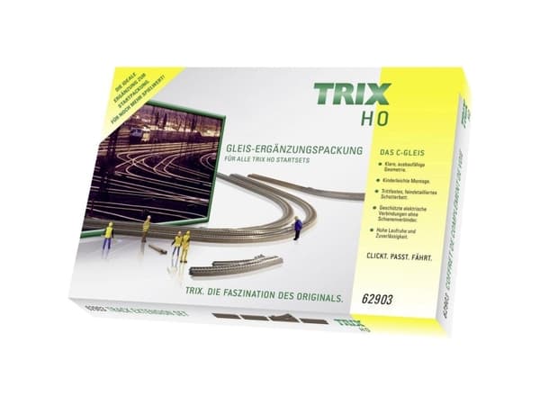 H0 Trix C-spår T62903 Förlängningssats 1 st Multifärg