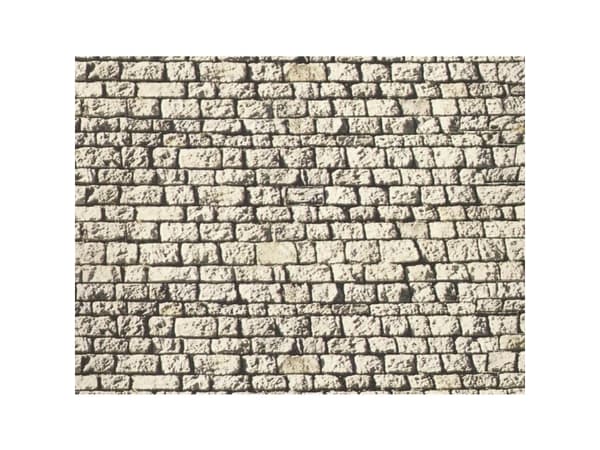 NOCH Carton Wall “Cut Quarrystone”, Grå