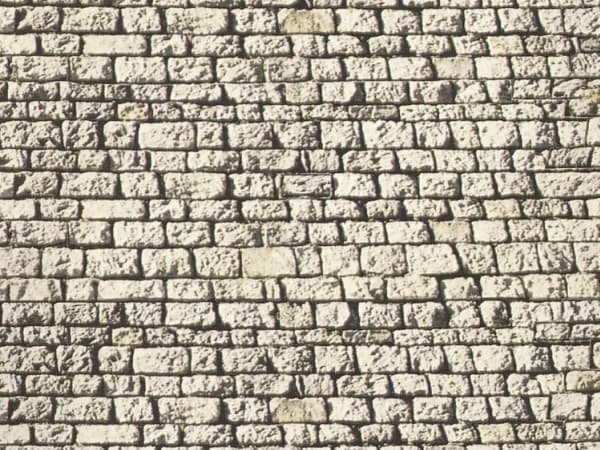 NOCH Carton Wall “Cut Quarrystone”, Grå