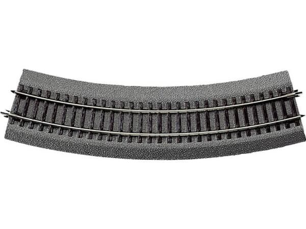 H0 RocoLine (med ballast) 42523 Bøjet spor 6 stk