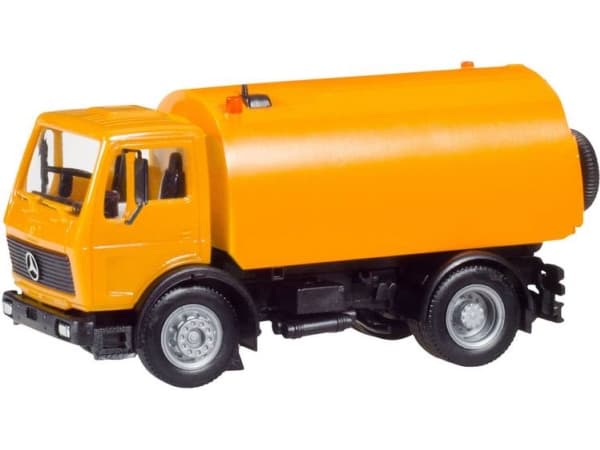 HERPA 309554, Förmonterad, 1:87, Mercedes-Benz S, Hankoppling, Orange, Modell av landfordon