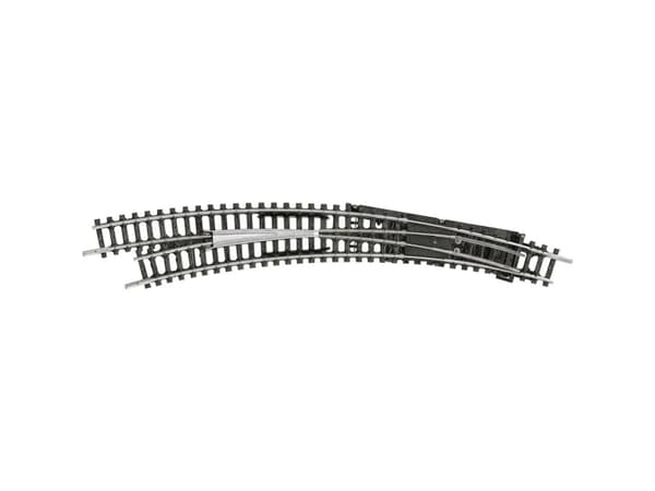 T14947 N Minitrix skinne Kurvesporskifte, Venstre 30 °