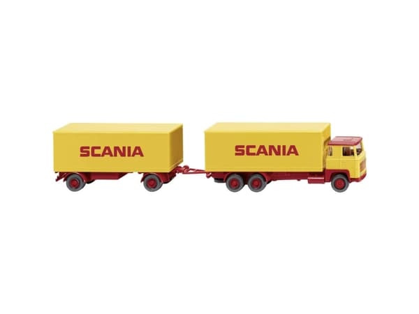 Wiking 045702 H0 Scania Box Trailer Train