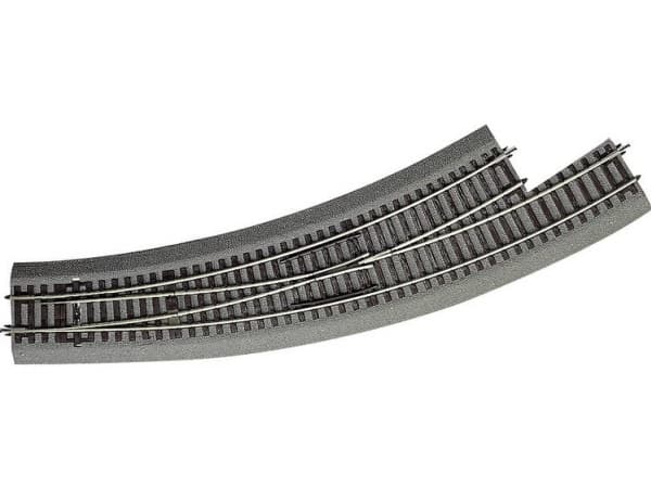 H0 RocoLine (painolastilla) 42572 Kaareva raidevaihde, vasen 1 kpl