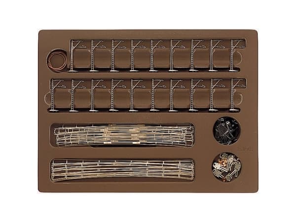 Märklin 8198, Pienoisrautatie, Z (1:220), Poika/tyttö, 53 kpl, 15 vuosi/vuosia, Ruskea