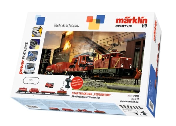 Märklin 29722, Junamalli, HO (1:87), Poika/tyttö, Metalli, 6 vuosi/vuosia, Musta, Punainen, Hopea