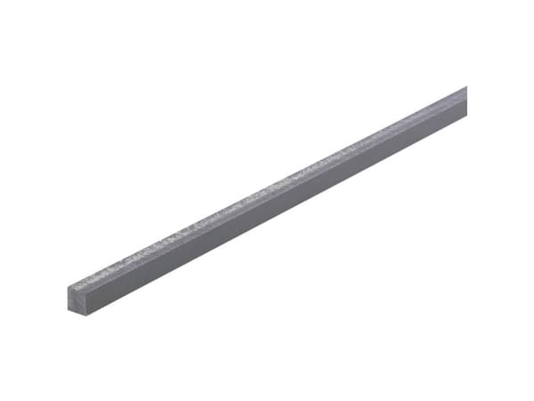 PVC fyrkantig profil (L x B x H) 500 x 10 x 10 mm 1 st