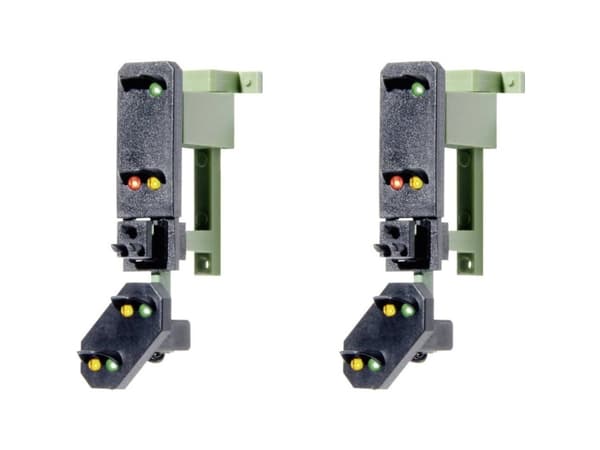 Viessmann Modelltechnik 4753 H0 Lyssignal Med advarselssignal Indkørselssignalhoved Færdig model DB