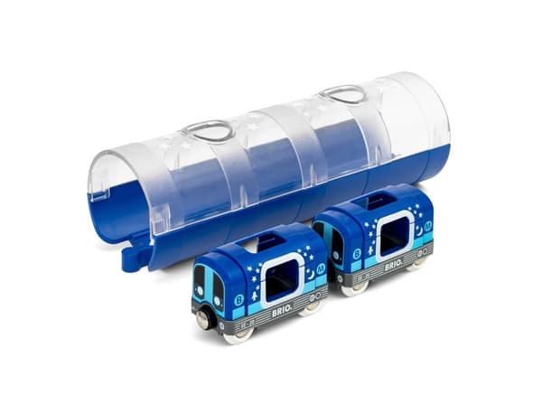 T-banetog og tunnel